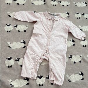 Burberry Pink Footies One Piece